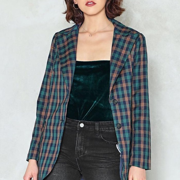 Free People Jackets & Blazers - 🆕 plaid check chic blazer✨ S